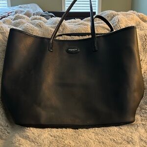 Coach Midnight Black Interior Tote